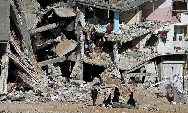 Zerstörungen im Gazastreifen. Der Internationale Strafgerichtshof ermittelt, ob beim Krieg 2014 Verbrechen begangen wurden.