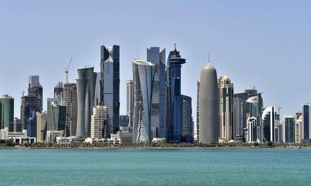 Wolkenkratzer Skyline, Doha, Katar