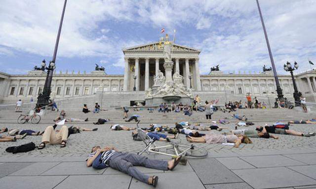 Proteste Aufstand Wiener Buerger