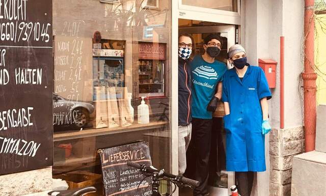 Die Landkind-Betreiber taten sich mit innovativen Initiativen hervor, während der Pandemie (Bild) wurden sie zum Beispiel zu einer Art Grätzel-Amazon.