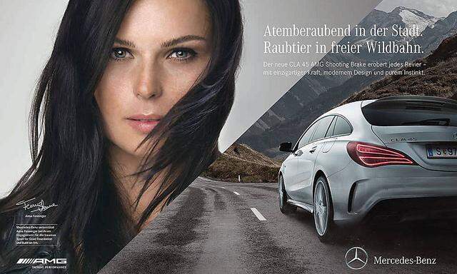 SKI: MERCEDES-ANZEIGEN-KAMPAGNE MIT ANNA FENNINGER