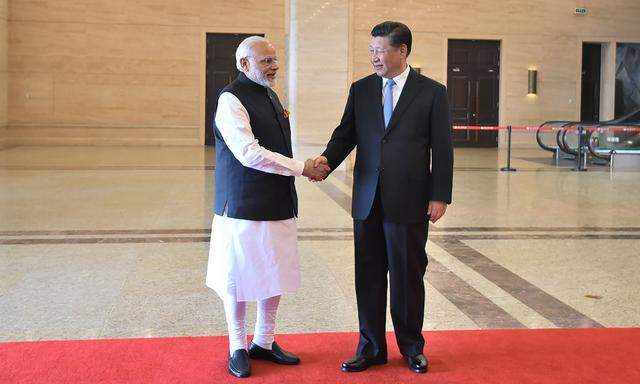 Narendra Modi und Xi Jinping.