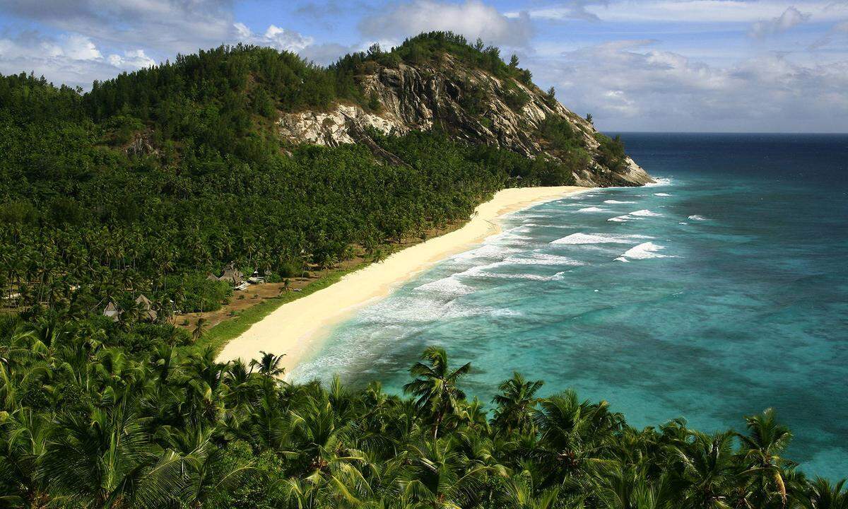 Die Frischvermählten flogen auf die private Nordinsel der Seychellen, um sich eine Pause vom Rampenlicht zu gönnen.