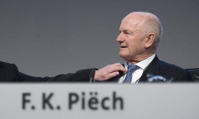 Ferdinand Piëch bei der VW-Hauptversammlung 2015
