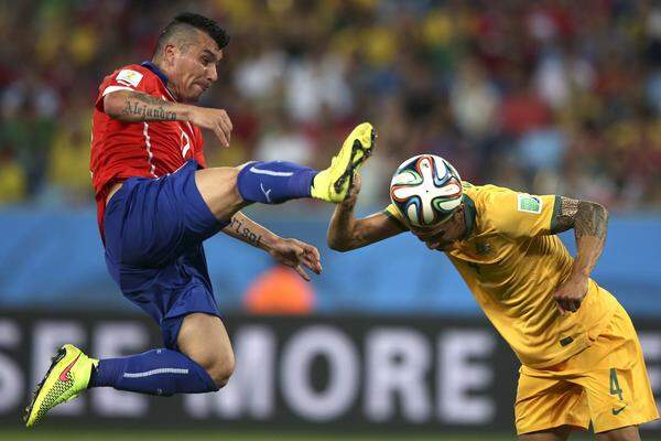 Chile startet mit einem 3:1-Erfolg gegen Australien in die WM.