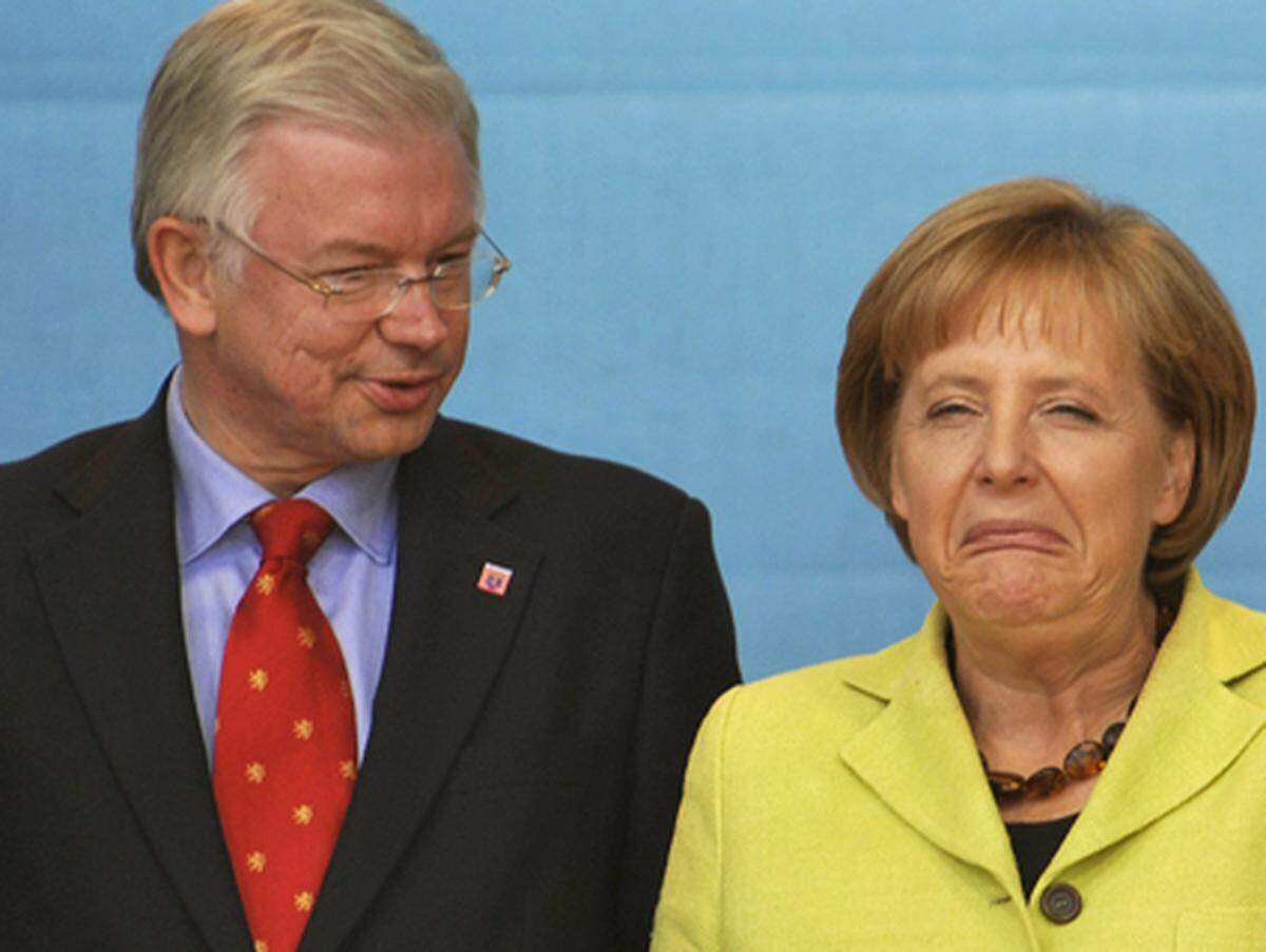 "Wir als Union freuen uns und wissen, was wir zu tun haben",hessischer Ministerpräsident Roland Koch, CDU.