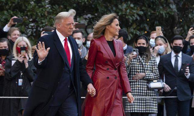 December 5, 2020, Washington, District of Columbia, USA: United States President Donald J. Trump and First lady Melania