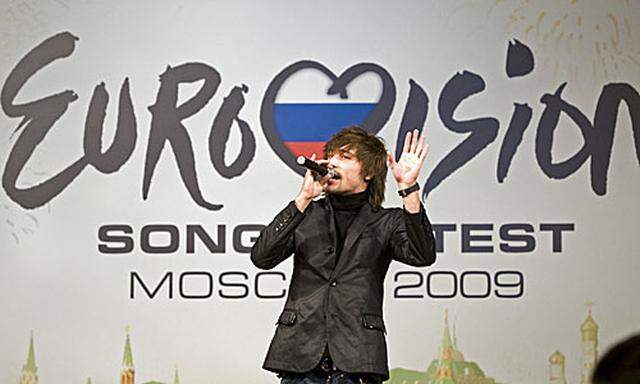 Der Russe Dima Bilan gewann 2008
