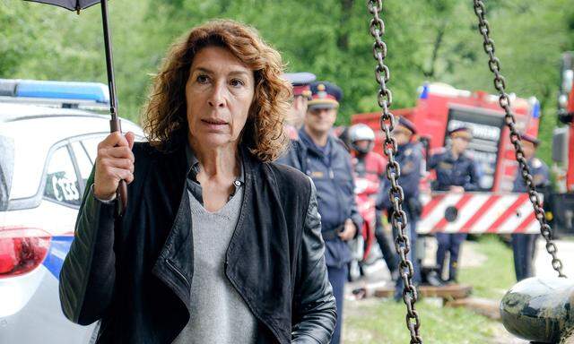 Im Tatort „Wahre Lügen“ schrammt Adele Neuhauser als Kommissarin Bibi Fellner wieder einmal knapp an einem Rückfall vorbei.