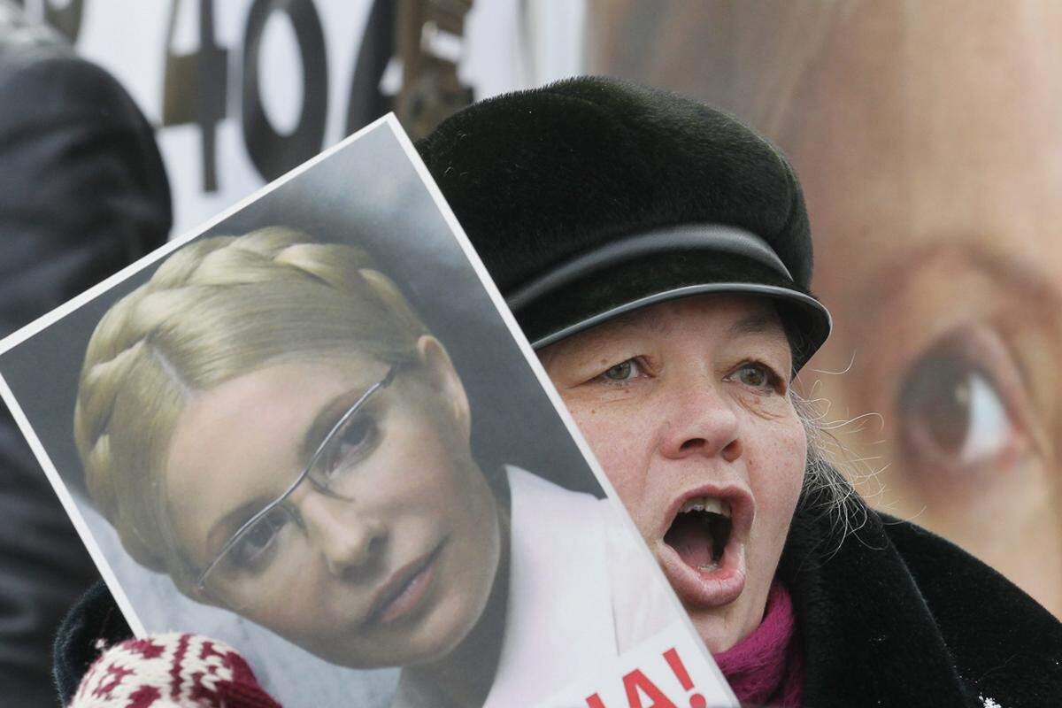Im April 2013 rügte die kleine Kammer des EGMR schließlich die Ukraine und kritisiert die Inhaftierung Timoschenkos einstimmig als "willkürlich" und "rechtswidrig". Timoschenko hatte wegen der Haftbedingungen geklagt, zudem wirft sie der Ukraine vor, das Strafverfahren gegen sie sei politisch motiviert gewesen.