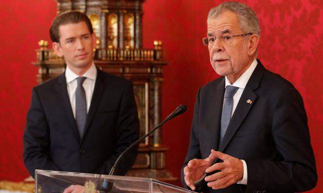 Sebastian Kurz und Alexander Van der Bellen