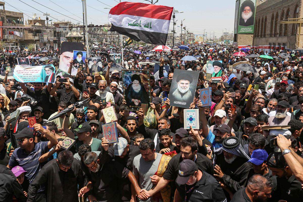 Demonstrations in Iraq.