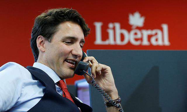 Kanadas Premierminister Trudeau ist erfreut.