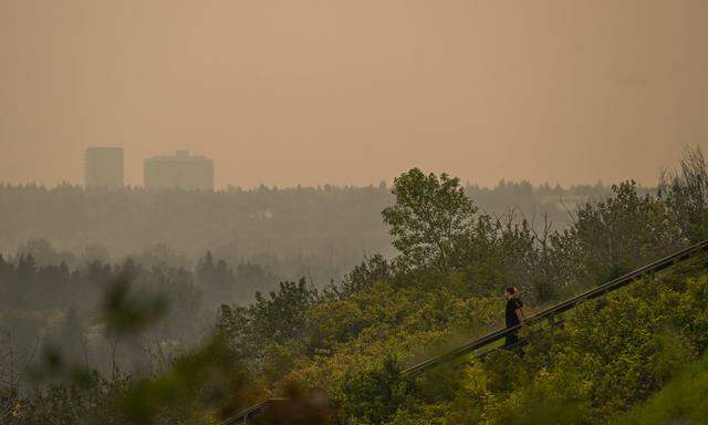 Waldbrände, wie hier in Kanada, verschlechtern die Luftqualität. 