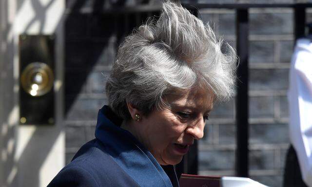 Die Konservative Partei von Premierministerin Theresa May ist wegen des Brexit-Kurses zerstritten.