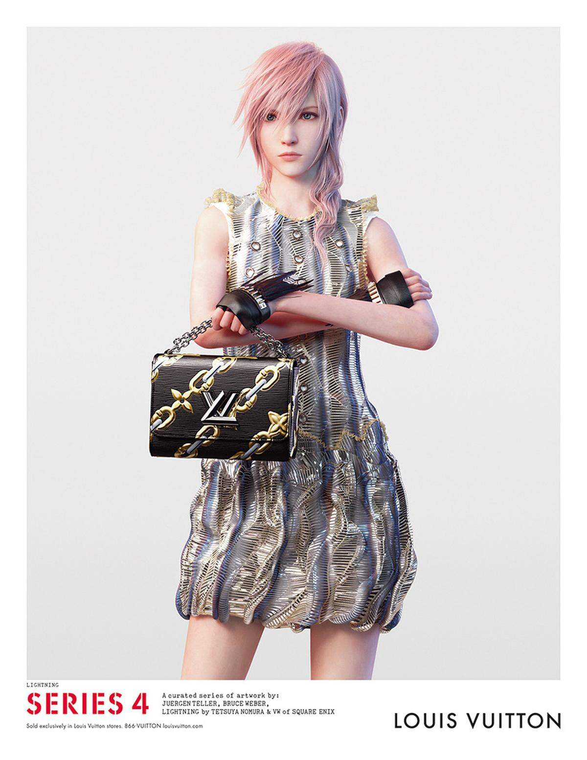 Das Modehaus verpflichtete diesmal einen Final Fantasy XIII-Charakter Lightning. 