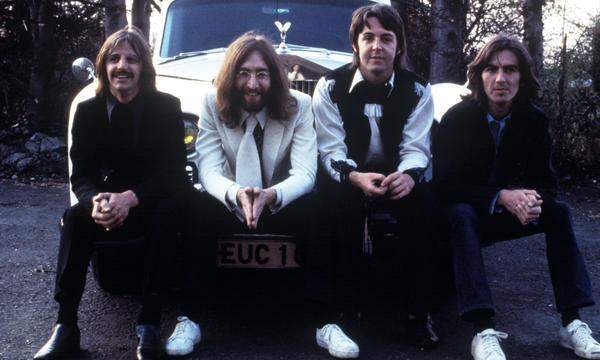 So sahen die Beatles aus, als sie als Band schon ziemlich am Ende waren: Foto aus dem Jahr 1969.