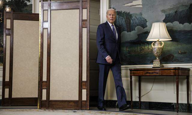 Joe Biden trat am Donnerstagabend im Weißen Haus zornig vor die Medien.