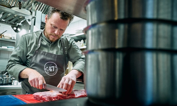 Gerhard Fuchs (im Bild) und Christian Zach betreiben das Lokal Die Weinbank in Ehrenhausen - Österreichs neuer Zweisterner.