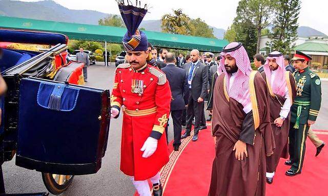 Pakistan fuhr für den saudischen Kronprinzen Mohammed bin Salman alles auf, was dem Protokoll zu Gebote stand.