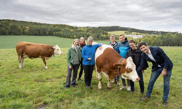 Das Forschungsteam um Marianne Penker (links) untersucht, wie sich „Cowsharing“ auf Fleischproduktion und -konsum auswirkt.
