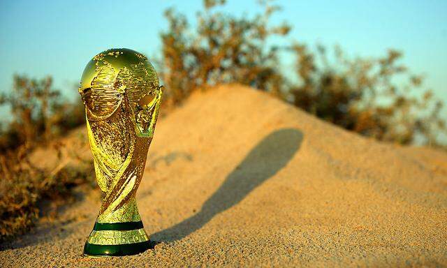 WM-Pokal im Sand