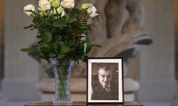 Karel Schwarzenberg war vor einer Woche im Alter von 85 Jahren in einem Spital in Wien gestorben.