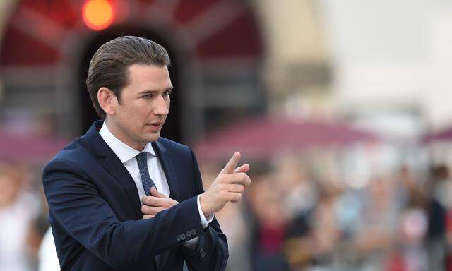 Kanzler Sebastian Kurz