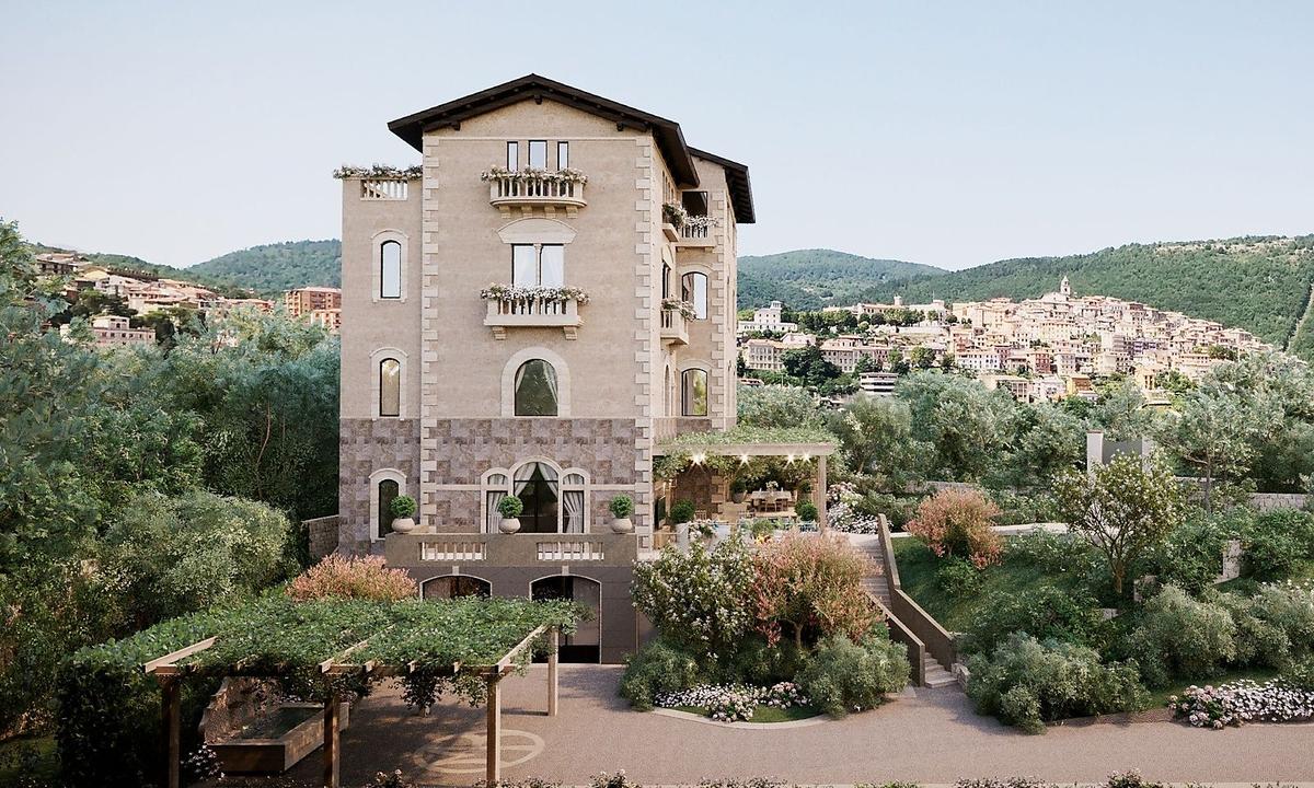 Villa Luisa im Palazzo Fiuggi bei Rom