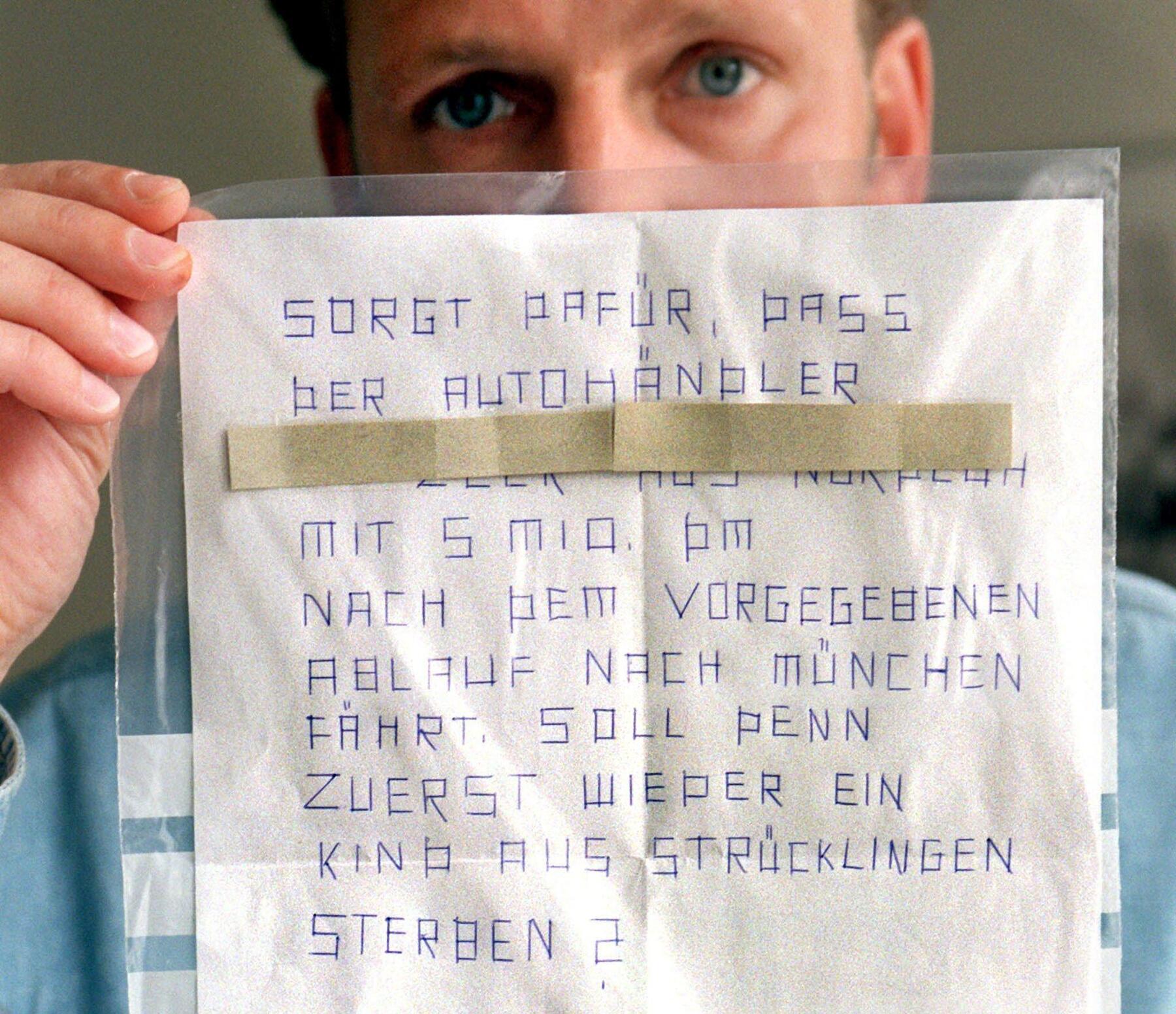 Jedes Schriftl ist ein Giftl: Was Erpresserbriefe über den Täter verraten [premium]