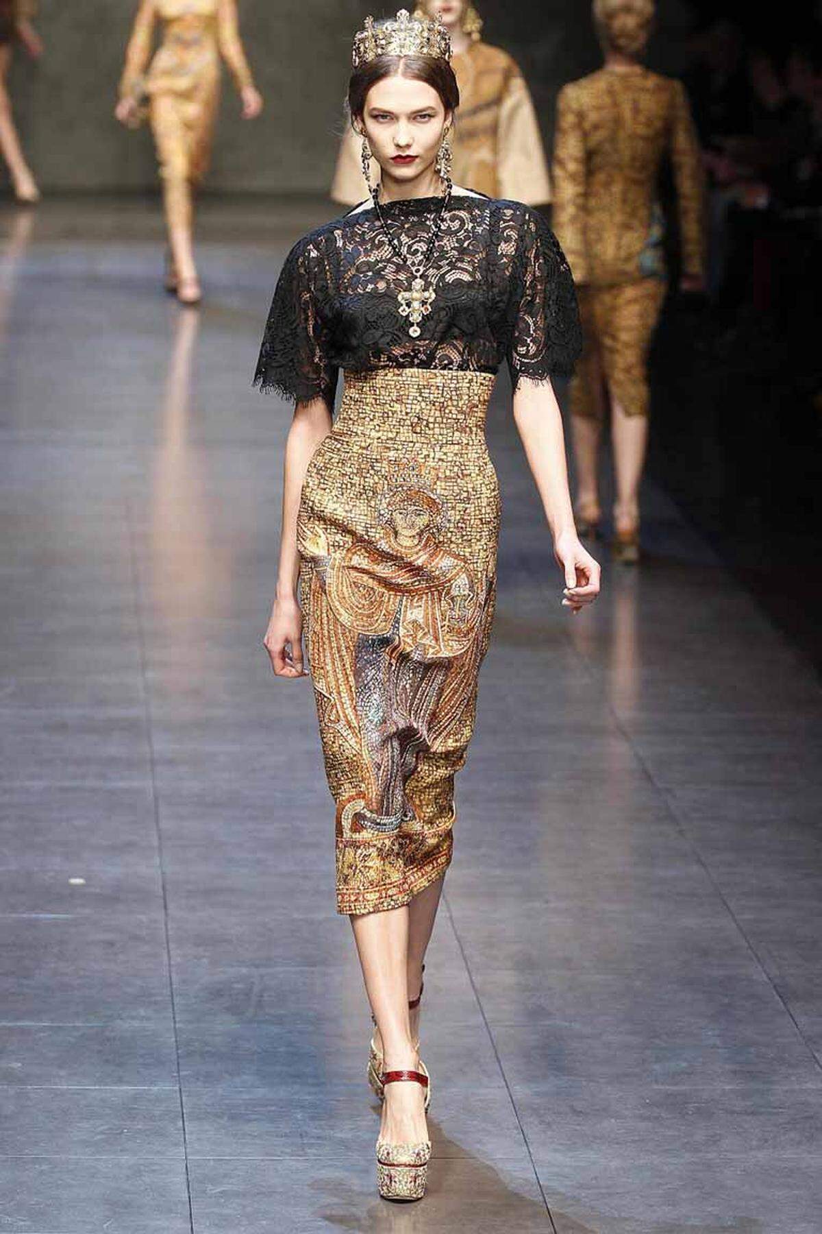 Mailand FW 13/14: Dolce &amp; Gabbana