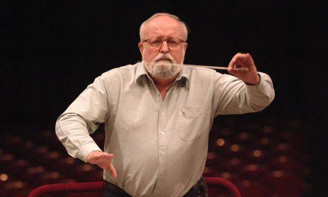 Auch als Dirigent eigener Werke polyglott: Krzysztof Penderecki (1933–2020). 