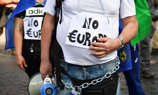 Nur noch 41 Prozent der Italiener halten den Euro für eine gute Idee