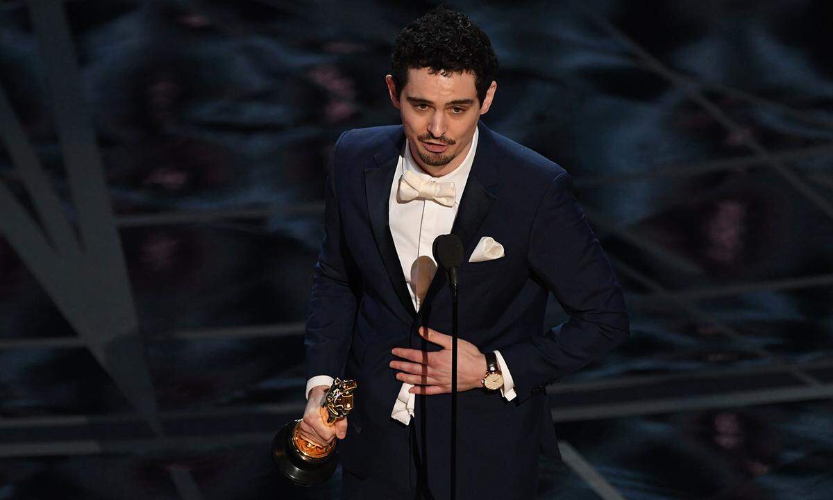 Damien Chazelle ist erst 32 Jahre alt und schon Oscar-Preisträger als bester Regisseur - der jüngste in der Hollywood-Geschichte. Der Musicalfilm "La La Land" wurde mit schließlich sechs Oscars zum großen Oscar-Erfolg.