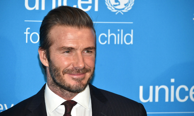 David Beckham bei einer Unicef-Veranstaltung.