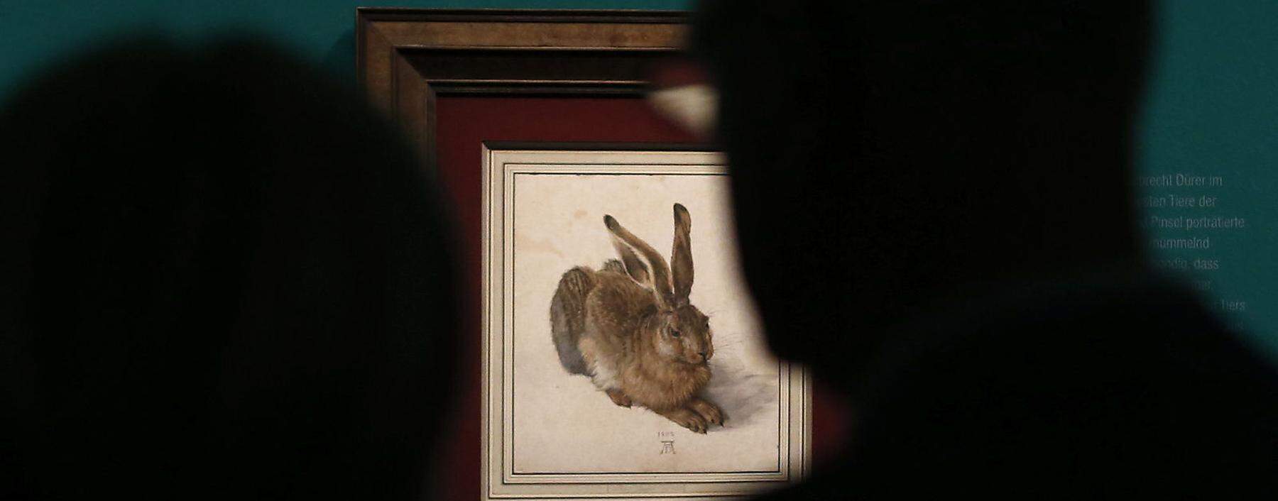 Archivbild: Der &quot;berühmteste Hase der Welt&quot; in der Albertina.