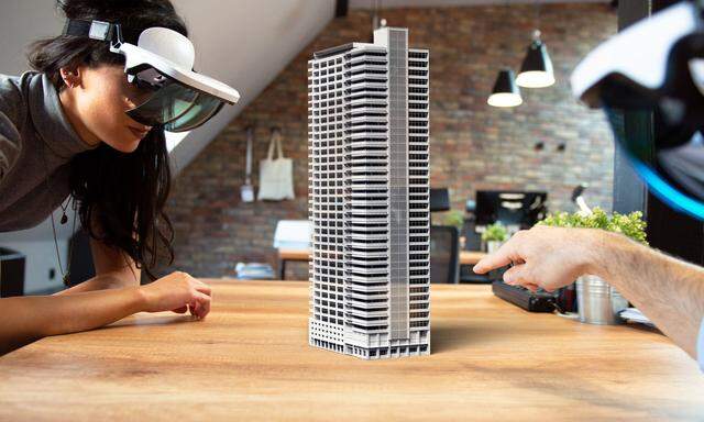 In Teilbereichen der Immobilienwirtschaft bedient man sich bereits fortgeschrittener Technologien wie Augmented Reality (im Bild).