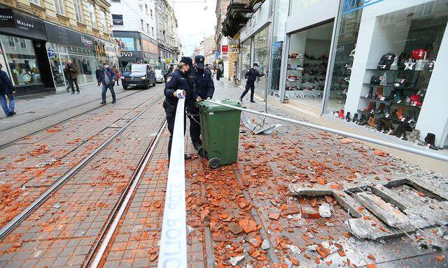 Earthquake strikes near Zagreb