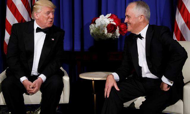 Trump und Turnbull wollen Einheit vermitteln.