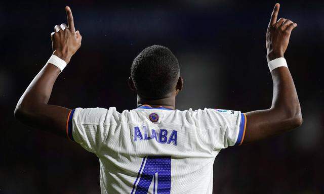 ESP: CA Osasuna-Real Madrid CF. La Liga Santander David Alaba of Real Madrid celebrates after scoring goal during the L