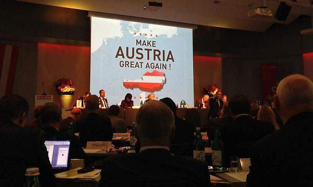 LEITL AUF TRUMP-SPUREN: 'MAKE AUSTRIA GREAT AGAIN'