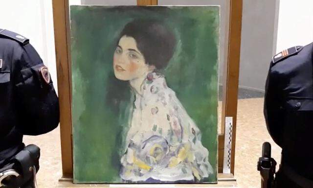 Das Klimt-Gemälde war 1997 gestohlen worden. Im Dezember war es in einer Galerie in Picaenza gefunden worden.