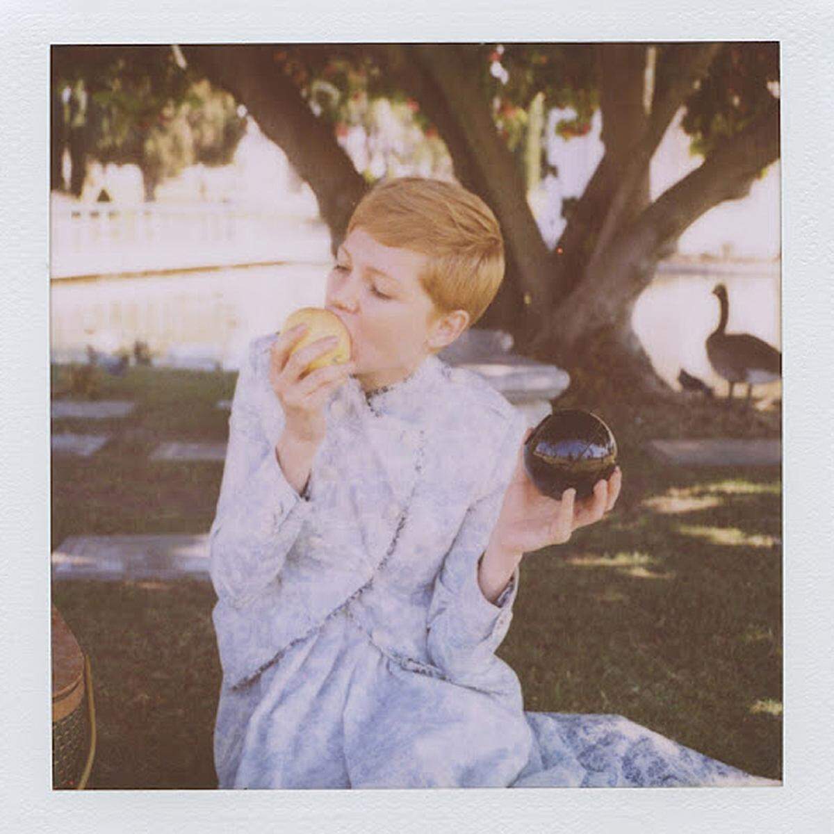 ... die US-Schauspielerin Michelle Williams auf Polaroid festgehalten.