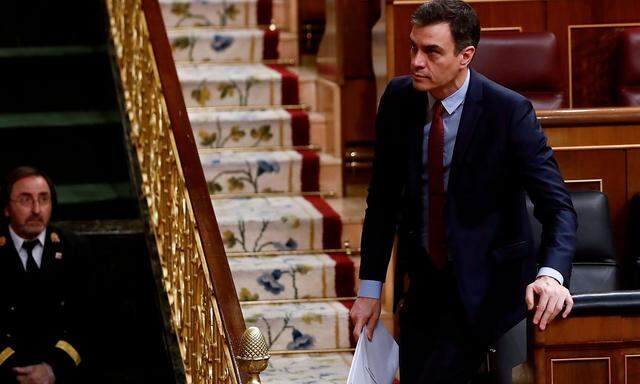 Spaniens Ministerpräsident Sanchez hofft auf finanzielle Hilfe von den anderen EU-Mitgliedern.