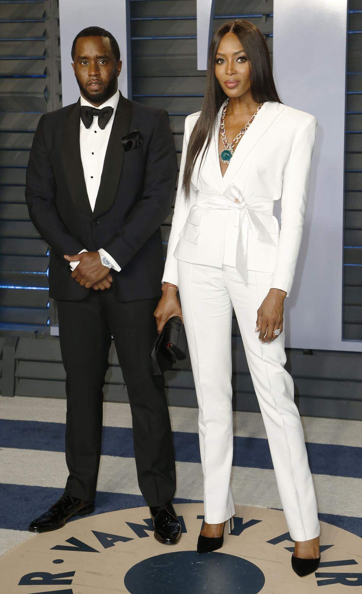 Ein neues Power-Duo? Rapper P. Diddy und Naomi Campbell kamen gemeinsam bei der Oscar-Party an.