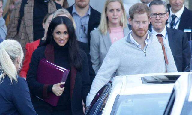 Herzogin Meghan und Prinz Harry sind in Sydney gelandet. 