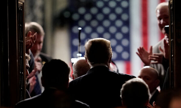 Donald Trump am Weg zu seiner bisher wohl wichtigsten Rede