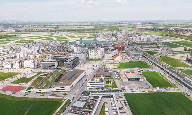 In dem Stadtteil im 22. Wiener Bezirk sollen sich künftig vor allem auch Unternehmen der Bereiche Life Siences, Biotechnologie und Gesundheit ansiedeln.