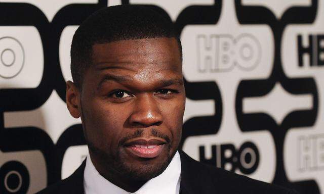 Actor and rapper 50 Cent arrives at the HBO after party after the 70th annual Golden Globe Awards in Beverly Hills