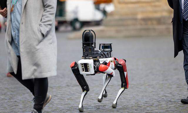Roboter des Sicherheitsdienstleisters